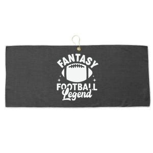 Fantasy Football Legend Sporty Graphic Large Microfiber Waffle Golf Towel