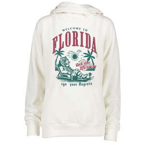 Florida Womens Funnel Neck Pullover Hood