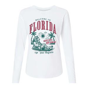 Florida Womens Cotton Relaxed Long Sleeve T-Shirt