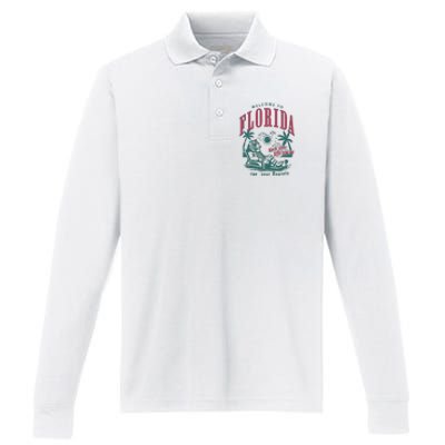 Florida Performance Long Sleeve Polo