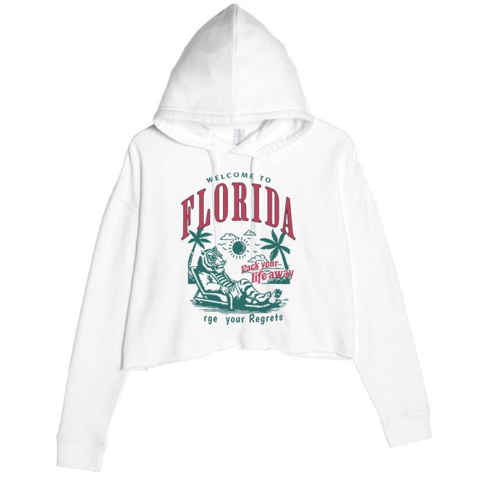 Florida Crop Fleece Hoodie