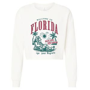 Florida Cropped Pullover Crew