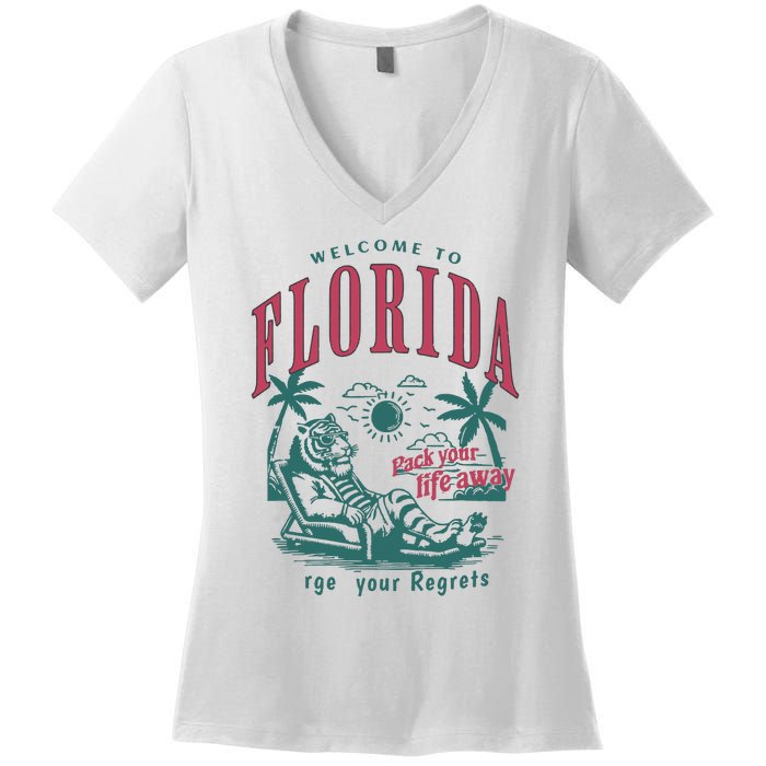 Florida Women's V-Neck T-Shirt