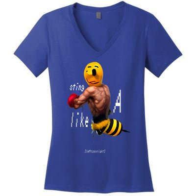 FloatlikeAstinglikeA Women's V-Neck T-Shirt