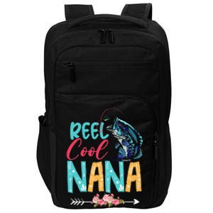 Funny Fishing Lover Happy Mothers Day Matching Proud Nana Impact Tech Backpack