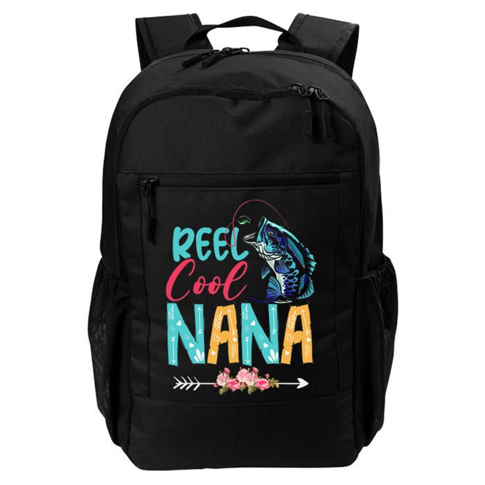 Funny Fishing Lover Happy Mothers Day Matching Proud Nana Daily Commute Backpack