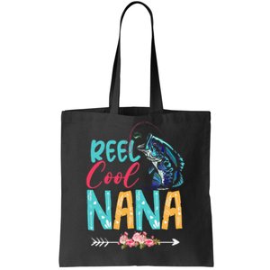 Funny Fishing Lover Happy Mothers Day Matching Proud Nana Tote Bag