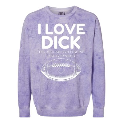 Funny Football Last Place Fantasy Colorblast Crewneck Sweatshirt