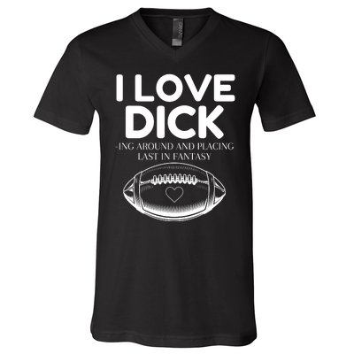 Funny Football Last Place Fantasy V-Neck T-Shirt