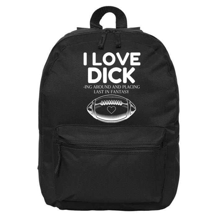 Funny Football Last Place Fantasy 16 in Basic Backpack