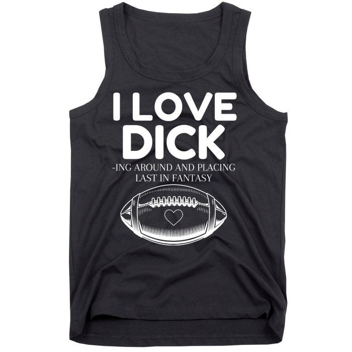 Funny Football Last Place Fantasy Tank Top