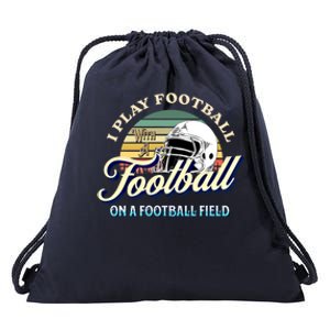 Funny Football Line Go Sports Ofunny Giftline Football Gameday Gift Drawstring Bag