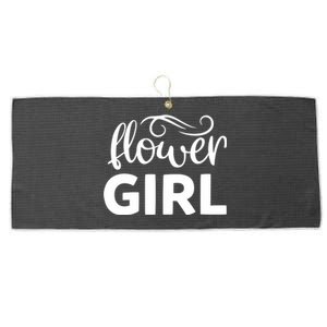 Flower Large Microfiber Waffle Golf Towel