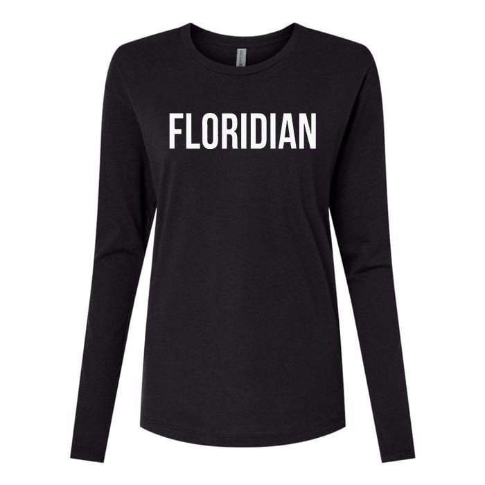 Floridian Womens Cotton Relaxed Long Sleeve T-Shirt