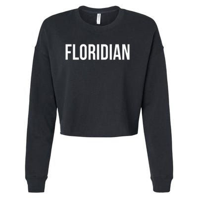 Floridian Cropped Pullover Crew