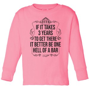 Funny Future Lawyer Student Gift Cute Law School Bar Exam Toddler Long Sleeve Shirt