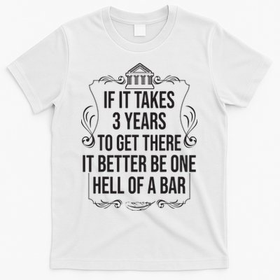 Funny Future Lawyer Student Gift Cute Law School Bar Exam T-Shirt