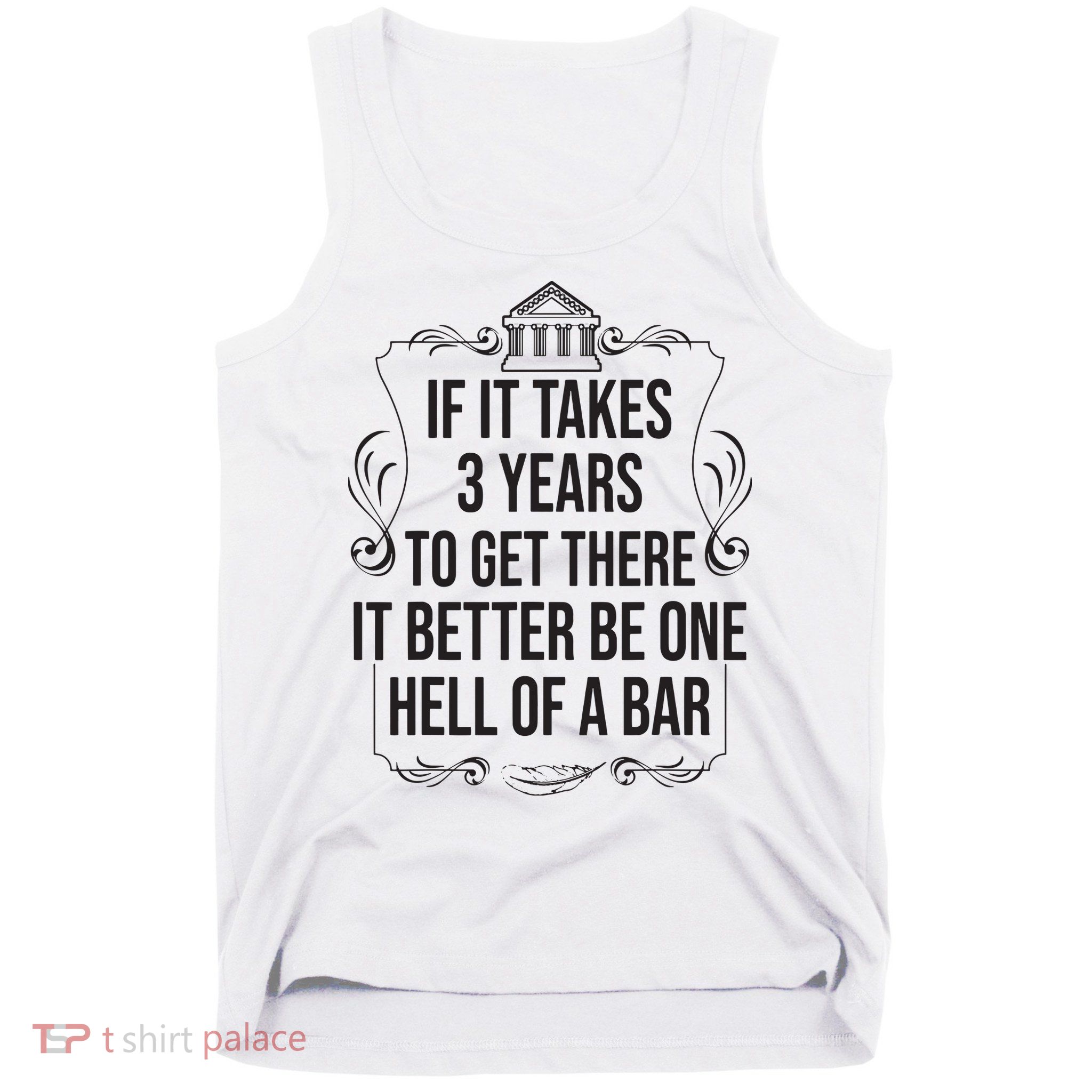 Funny Future Lawyer Student Gift Cute Law School Bar Exam Tank Top
