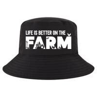 Farm Farmer Life Is Better On The Farm Cool Comfort Performance Bucket Hat