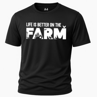 Farm Farmer Life Is Better On The Farm Performance Shirt