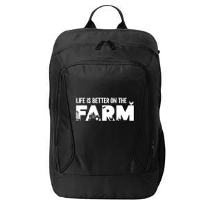 Farm Farmer Life Is Better On The Farm City Backpack