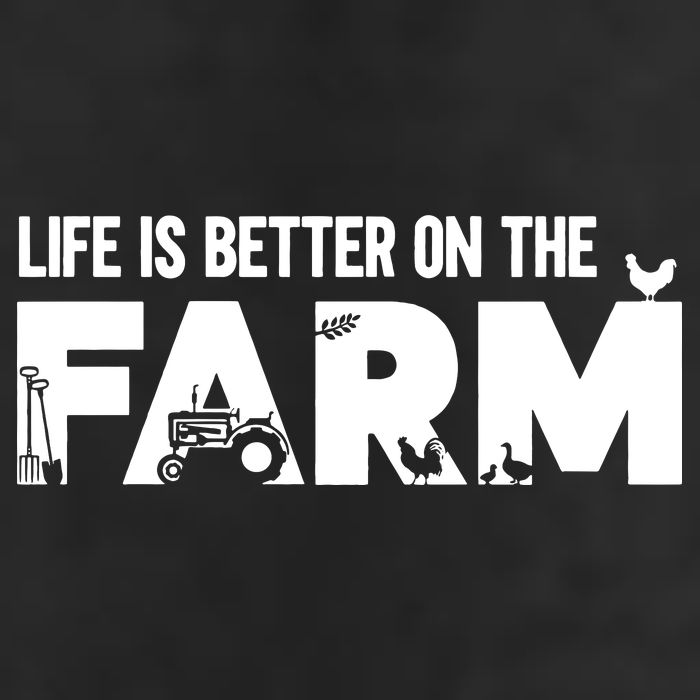 Farm Farmer Life Is Better On The Farm Adult Drive Performance Visor
