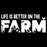 Farm Farmer Life Is Better On The Farm Drawstring Bag