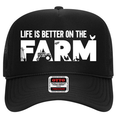 Farm Farmer Life Is Better On The Farm Trucker Hat