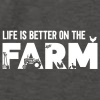 Farm Farmer Life Is Better On The Farm Vector Backpack