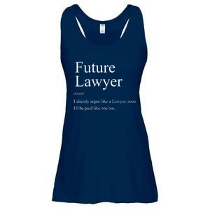 Funny Future Lawyer Gift For Law School Graduate Attorney Ladies Essential Flowy Tank