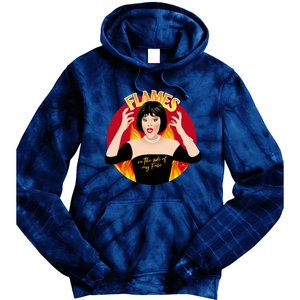 Flames Tie Dye Hoodie