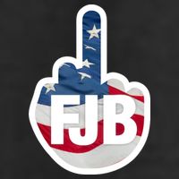 FJB Flag Logo 7 Panel Mesh Trucker Snapback Hat