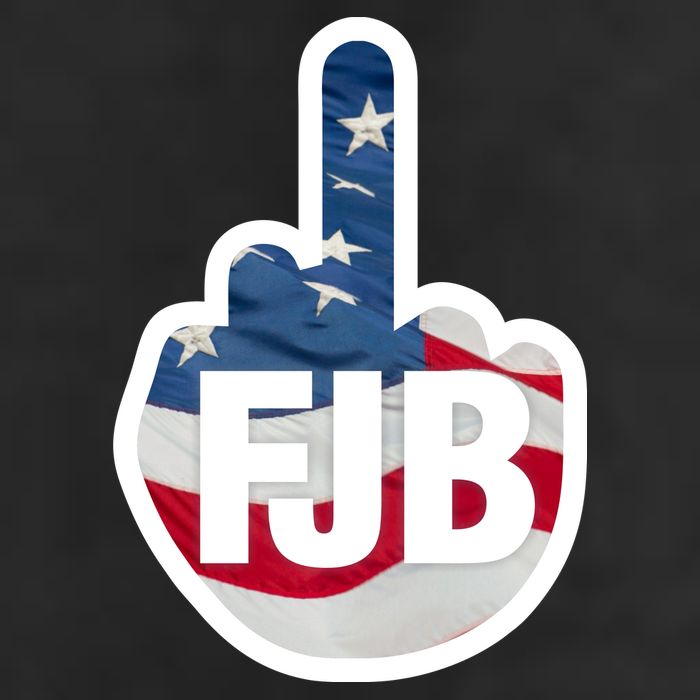 FJB Flag Logo 7 Panel Mesh Trucker Snapback Hat