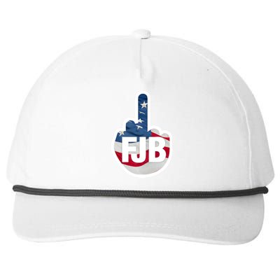 FJB Flag Logo Snapback Five-Panel Rope Hat