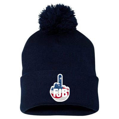 FJB Flag Logo Pom Pom 12in Knit Beanie