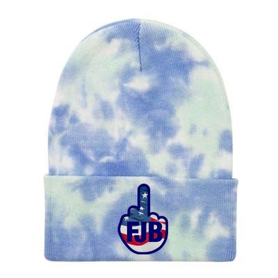 FJB Flag Logo Tie Dye 12in Knit Beanie