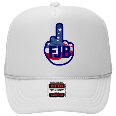 FJB Flag Logo High Crown Mesh Back Trucker Hat