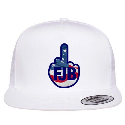 FJB Flag Logo Flat Bill Trucker Hat