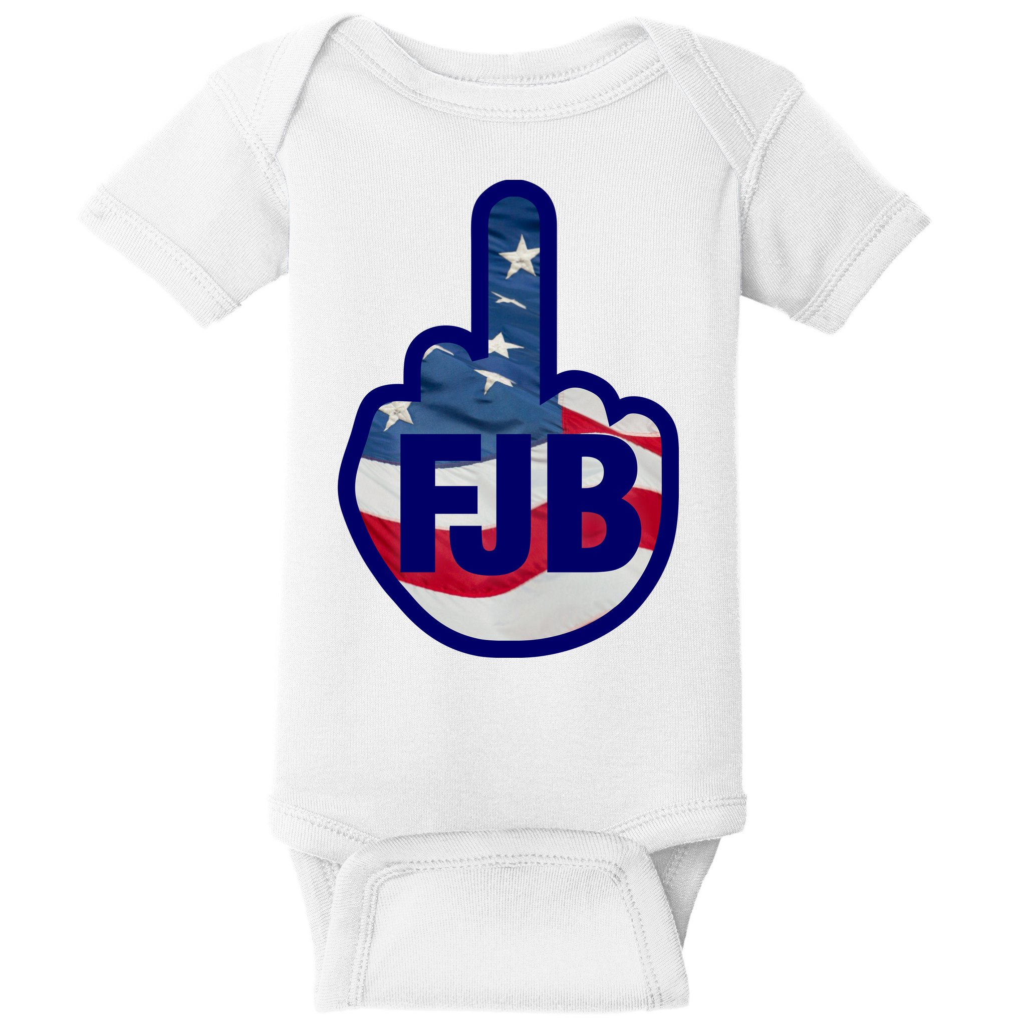 FJB Flag Logo Baby Bodysuit