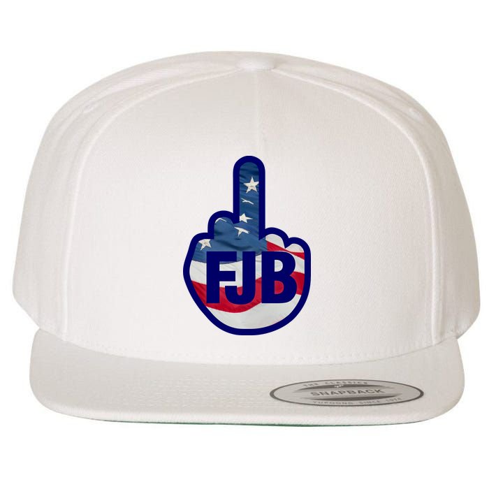 FJB Flag Logo Wool Snapback Cap