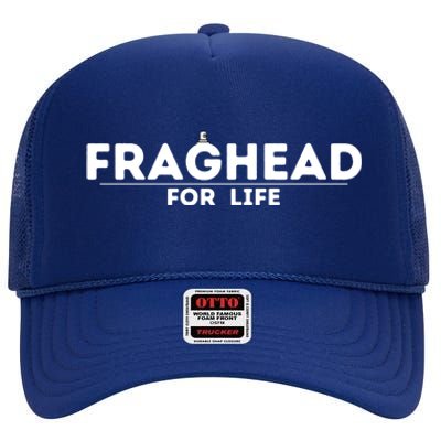 Fraghead For Life Gift Fragrance Perfume Collectors Gift High Crown Mesh Back Trucker Hat