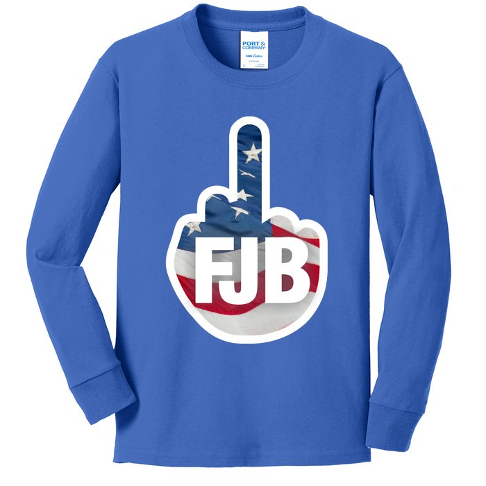 FJB Flag Logo Kids Long Sleeve Shirt