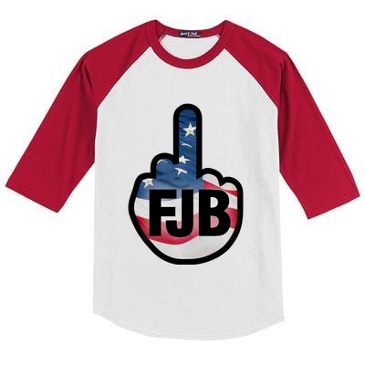 FJB Flag Logo Kids Colorblock Raglan Jersey