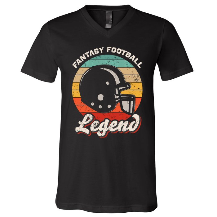 Fantasy Football Legend V-Neck T-Shirt