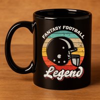 Fantasy Football Legend 11oz C Handle Ceramic Mug