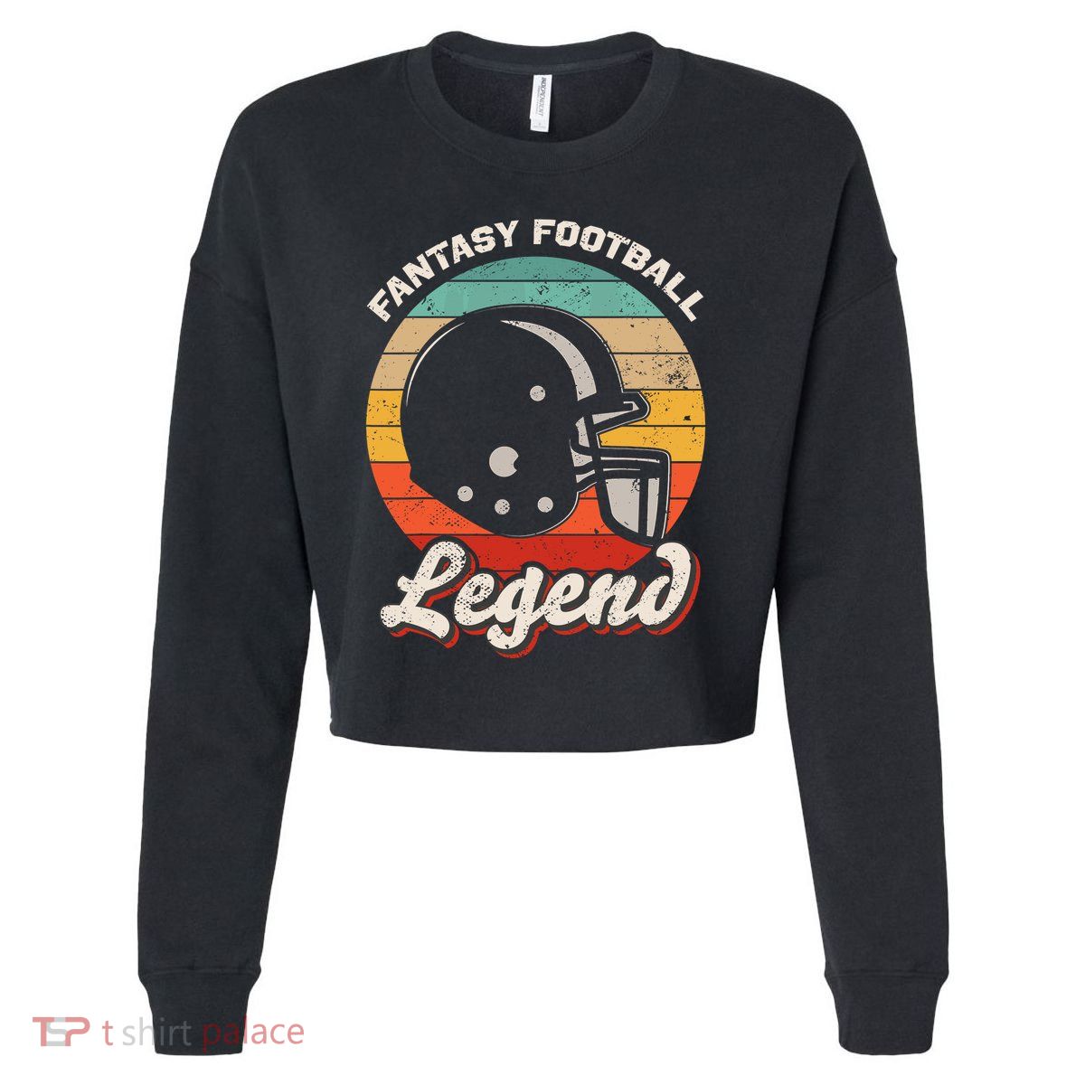 Fantasy Football Legend Cropped Pullover Crew