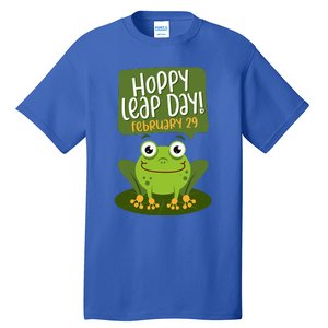 Funny Frog Lover Hoppy Leap Day February 29 Gift Tall T-Shirt