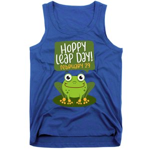 Funny Frog Lover Hoppy Leap Day February 29 Gift Tank Top