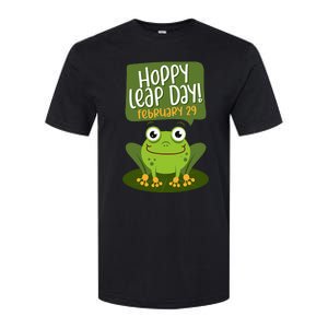 Funny Frog Lover Hoppy Leap Day February 29 Gift Softstyle CVC T-Shirt