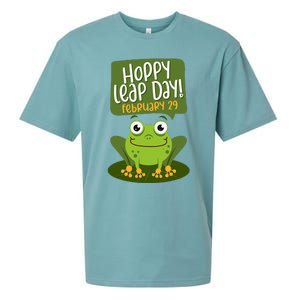 Funny Frog Lover Hoppy Leap Day February 29 Gift Sueded Cloud Jersey T-Shirt